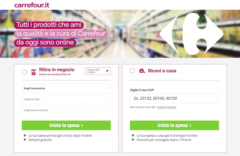 spesa online Carrefour