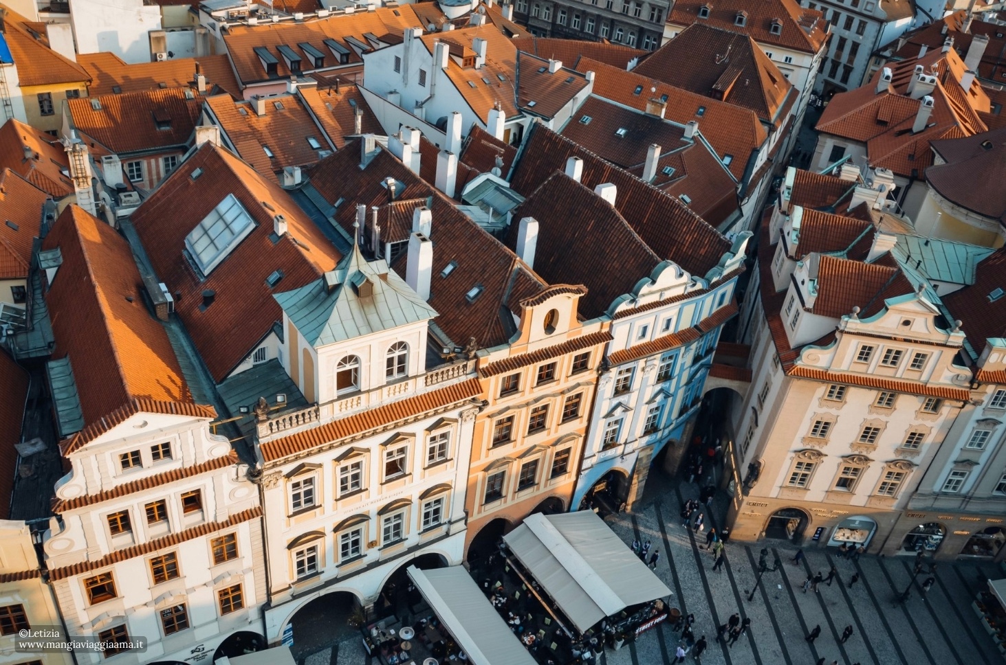 Praga, vista dalla Torre del Municipio Cosa vedere a Praga in un weekend
