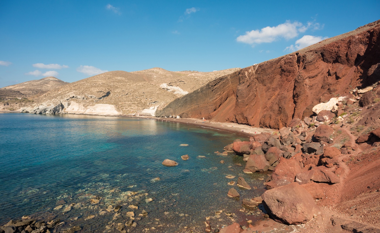 Red Beach Santorini spiagge Red Beach Santorini spiagge