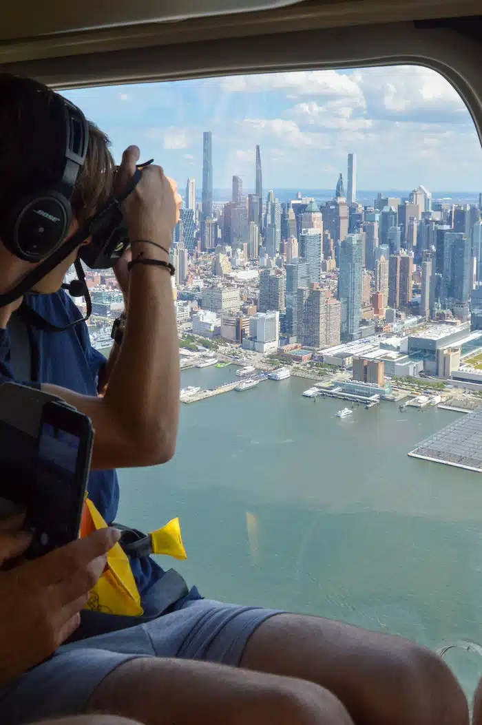 Giro in elicottero a New York