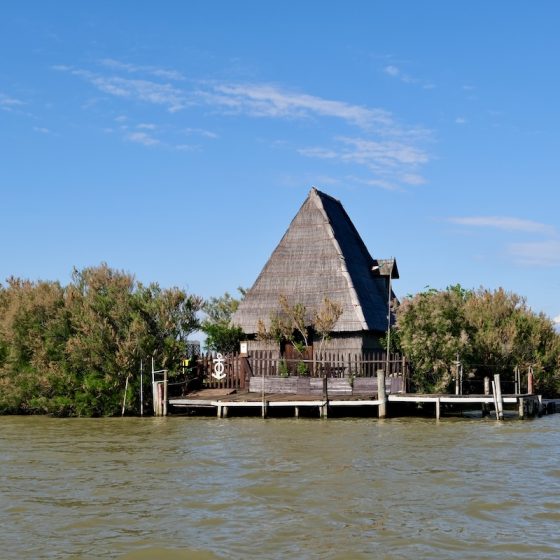 Casoni da pesca laguna di Marano