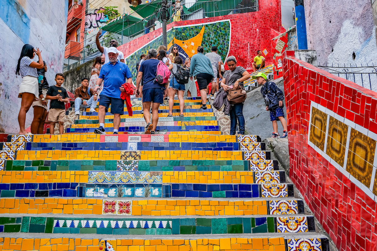 Cose da vedere a Rio de Janeiro: Scalinata Selaron