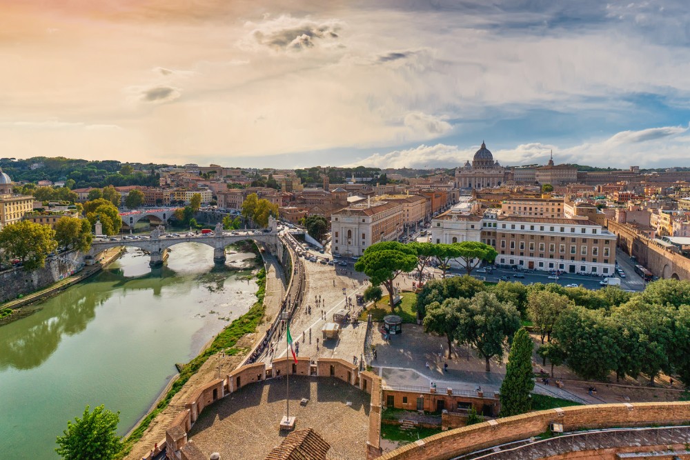 Terrazza panoramica Roma Castel Sant'Angelo