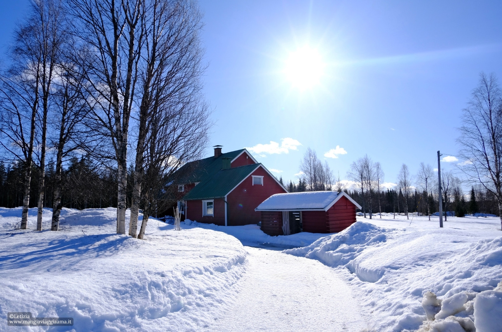 Lapponia finlandese inverno Lapponia finlandese inverno